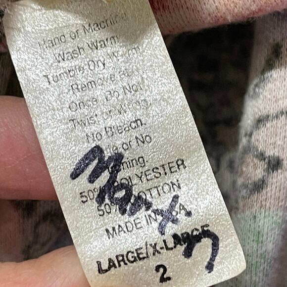 Mondiki Cardigan Jacket L Open Front Vibrant Floral Leopard Print Bold Color - Picture 4 of 5